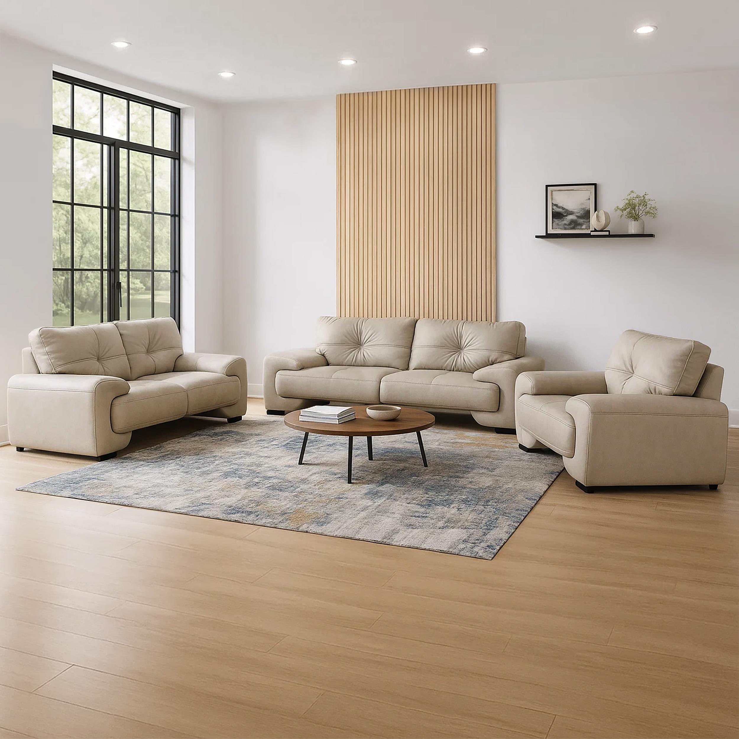 Klassisches Set aus Kunstleder 3+2+1 OMEGA Katla 10