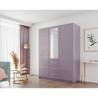 Drehtürenschrank mit Spiegel BALID D3 150 cm