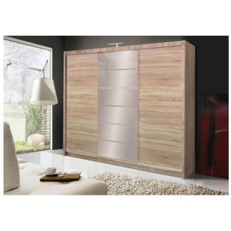 Schiebetürenschrank mit Spiegel MALIBU 250 cm