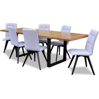 Tisch - und 6 Polsterstühle Set - S7