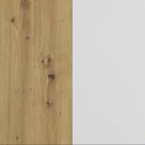 Eiche Artisan + Weiß