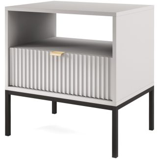 Nachttisch mit Metallbeinen NOVIA