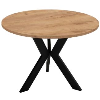 Rundtisch mit Metallbeinen DREVICO 67x50 cm