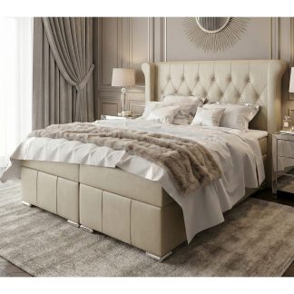 Bett 160x200 MASSI beige Monolith 04