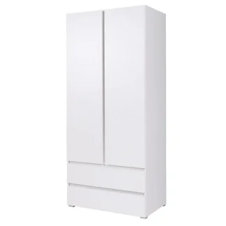 Drehtürenschrank ohne Spiegel C02 COSMO 90 cm