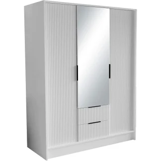 Drehtürenschrank mit Spiegel NOE