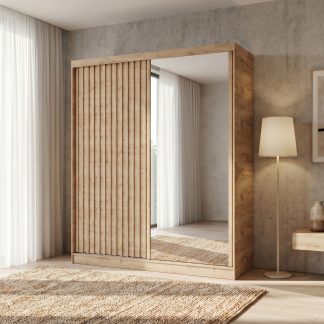 Kleiderschrank mit Lamellen DONATELLO