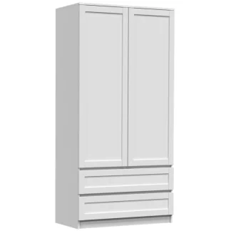 Drehtürenschrank mit Schubladen PAROS 90 cm