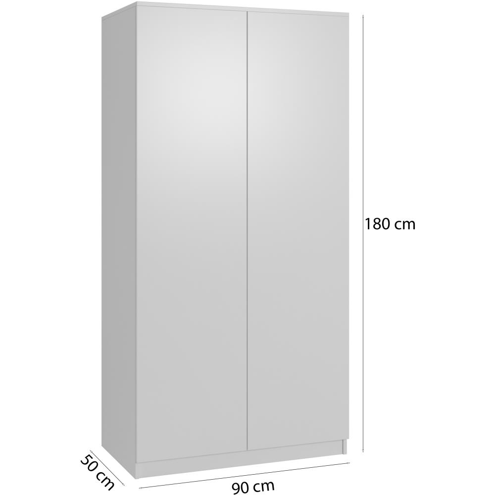 Drehtürenschrank mit 2 Türen CLASSIC 90 cm