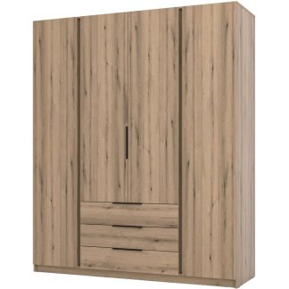 Drehtürenschrank mit Schubladen KAYA XI 200 cm