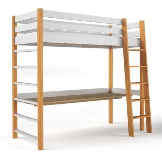 Etagenbett NICO mit Schreibtisch