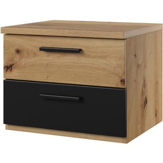 Nachttisch mit zwei Schubladen SIGMA