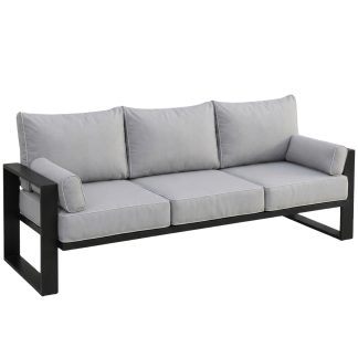 Gartensofa 3-Sitzer VERDINO mit Metallrahmen