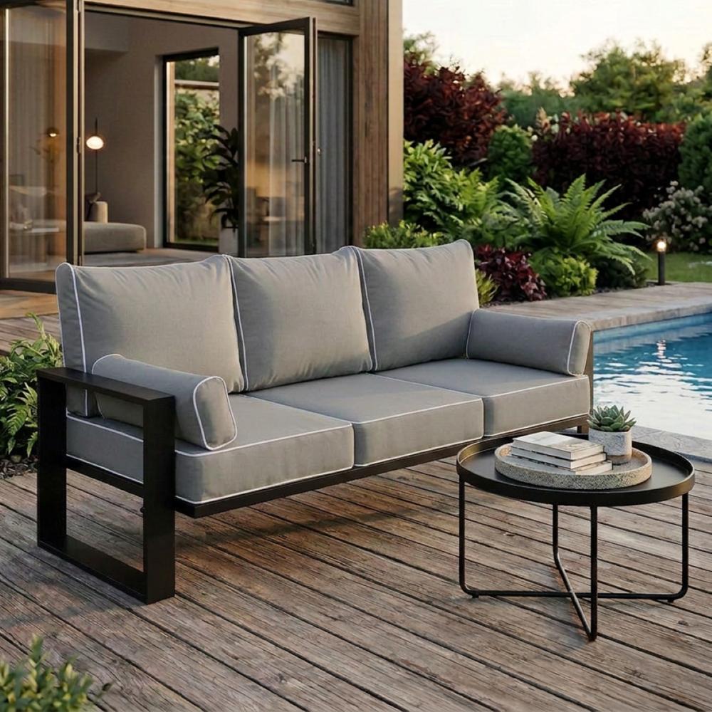 Gartensofa 3-Sitzer VERDINO mit Metallrahmen Simax 42