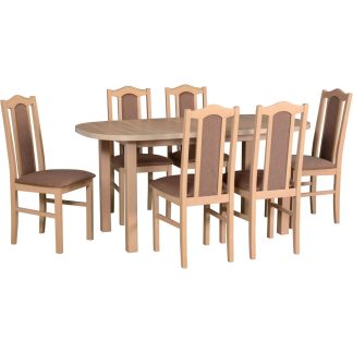 Set Tisch und Stühle BOSS eiche sonoma