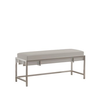 Polsterbank mit Metallbeinen GLAMOUR beige 80 cm