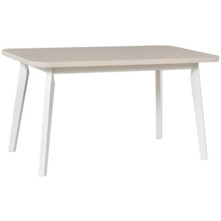 Klapptisch aus Holz OSLO VI 140-180 cm cashmere+weiß