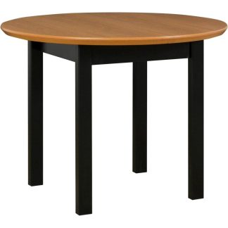 Klapptisch aus Holz POLI I 100-130 cm schwarz