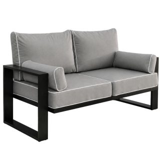 Gartensofa 2-Sitzer VERDINO mit Metallrahmen