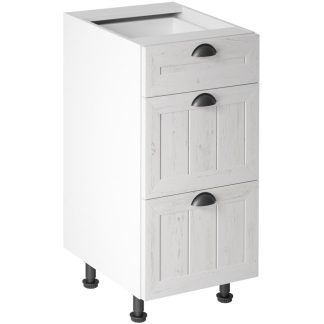 Küchenunterschrank mit vier Schubladen PROVENCE 40 cm weiß