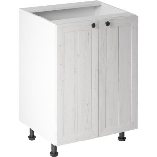 Küchenunterschrank mit zwei Türen PROVENCE 60 cm weiß