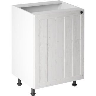 Küchenunterschrank mit einer Tür PROVENCE 60 cm weiß