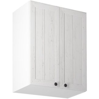 Küchenoberschrank mit zwei Türen PROVENCE 60 cm weiß