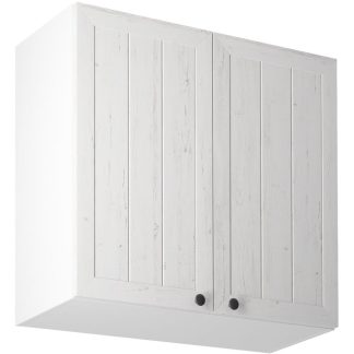 Küchenoberschrank mit zwei Türen PROVENCE 80 cm weiß