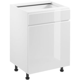 Küchenunterschrank mit Schublade ASTOR 60 cm weiß