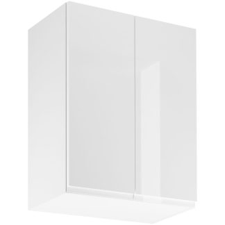 Küchenoberschrank mit zwei Türen ASTOR 60 cm weiß