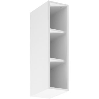 Offener Küchenoberschrank mit Regalen ASTOR 20 cm weiß