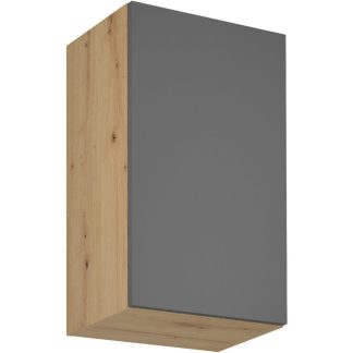 Küchenoberschrank mit einer Tür LAUREN 45 cm grau