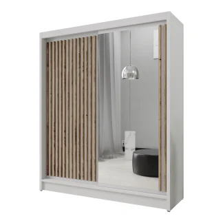 Kleiderschrank VINCENT 180 cm weiß