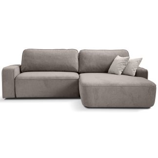 Ecksofa mit Schlaffunktion TORRE beige rechts