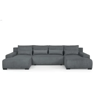 Ecksofa mit Schlaffunktion BENNY U grau