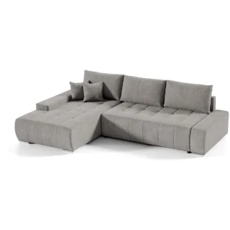 Ecksofa mit Schlaffunktion DRACO L beige links