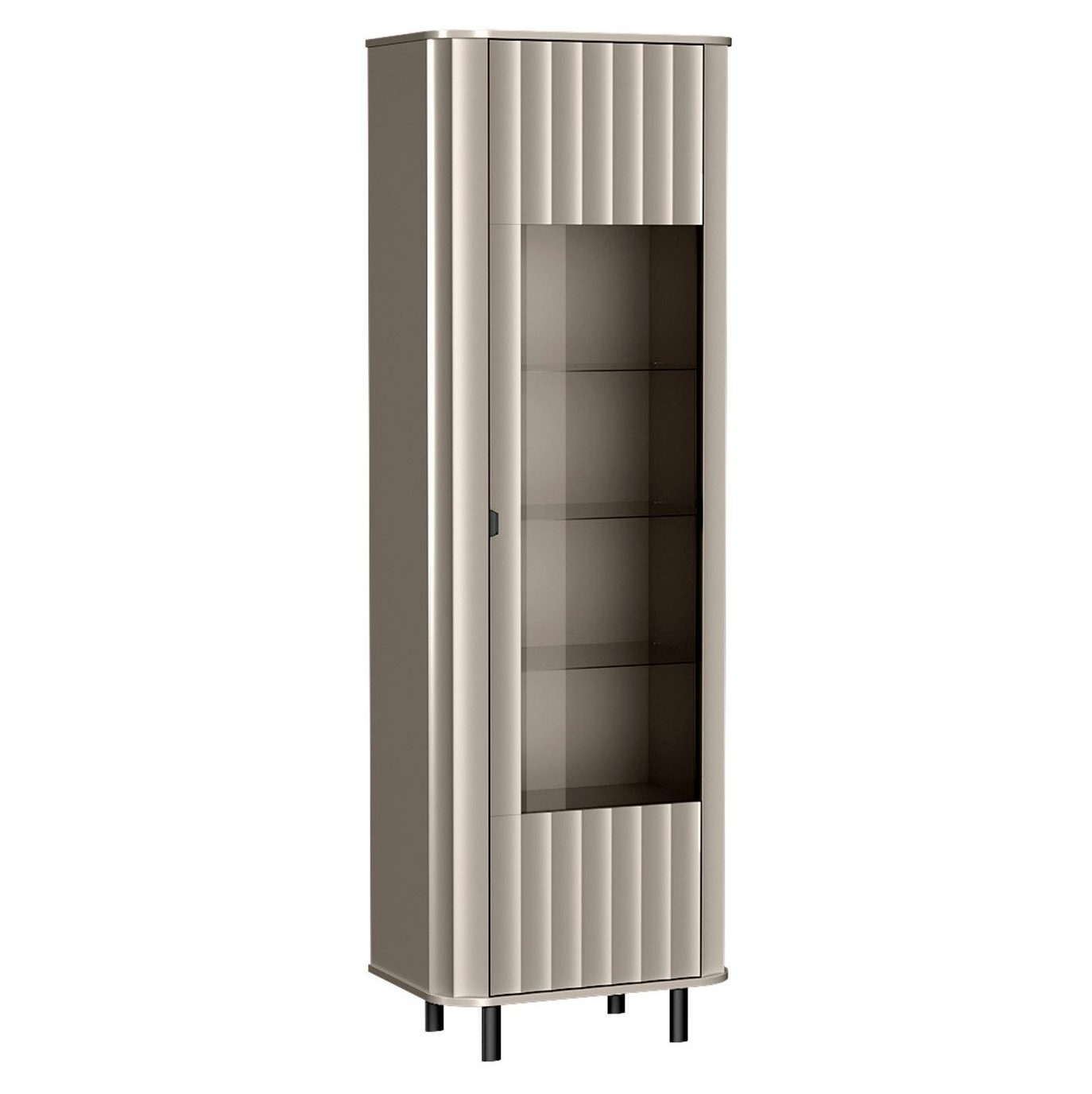 Hohe Vitrine mit 1 Tür NEVADA