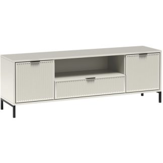 TV-Schrank mit 2 Türen und 1 Schublade LINNA