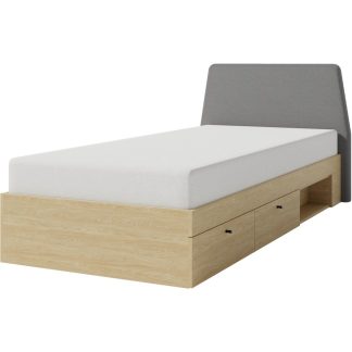 Bett 90x200 mit 2 Schubladen ALEX