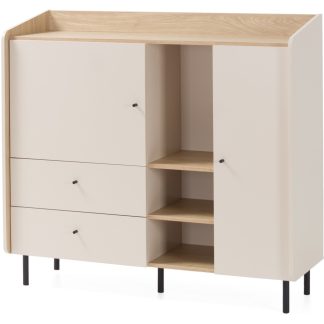 Kommode mit 2 Türen und 2 Schubladen ALEX