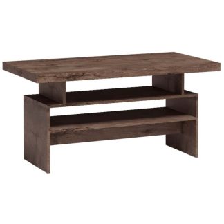 Kaffeetisch mit Ablagefläche 120x60 POLIS