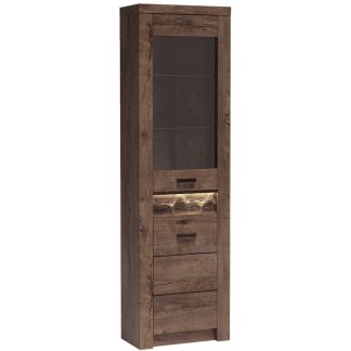 Hochvitrine mit 2 Türen POLIS