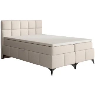 Doppelbett mit Bettkasten SOLIDO 160x200 Beige