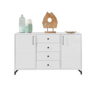 Kommode mit 2 Türen und 4 Schubladen BERGO