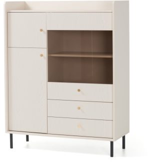 Vitrine mit 2 Schubalden und 3 Türen GLORIA