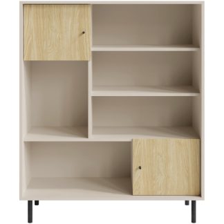 Bücherregal mit 2 Türen MONAKO