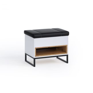 Hocker mit Stauraum und Ablagefläche OMAN