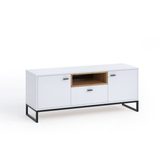 TV-Schrank mit 2 Türen und 1 Schublade OMAN