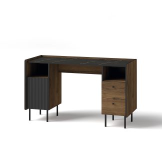 Schreibtisch mit 1 Tür und 2 Schubladen PIANO