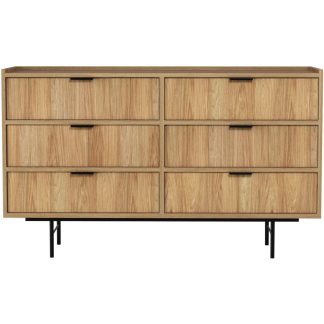 Kommode mit 6 Schubalden EVRON